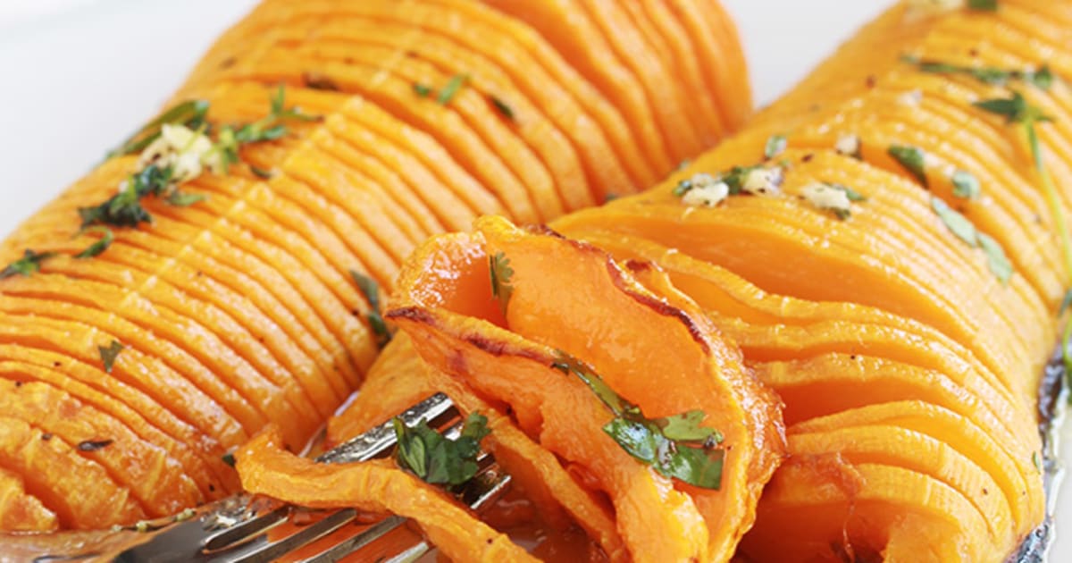 Courge Butternut Au Four La Hasselback Recette Par Cuisine Culinaire