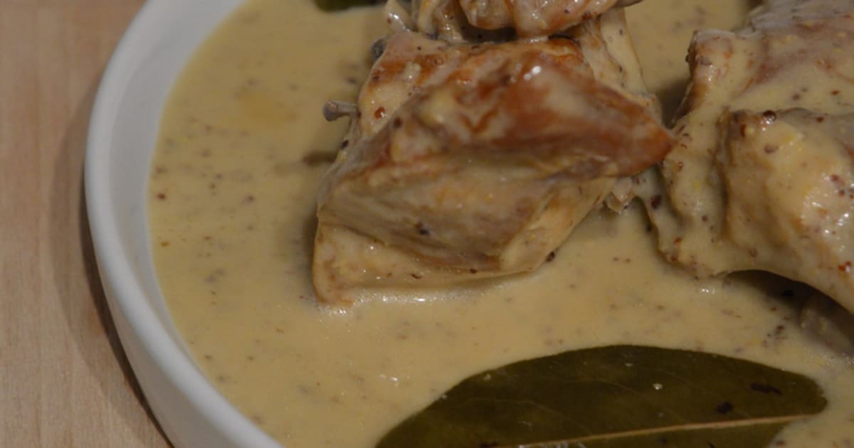 Lapin à la moutarde au cookeo - Recette par Les Gourmandises De Lilie