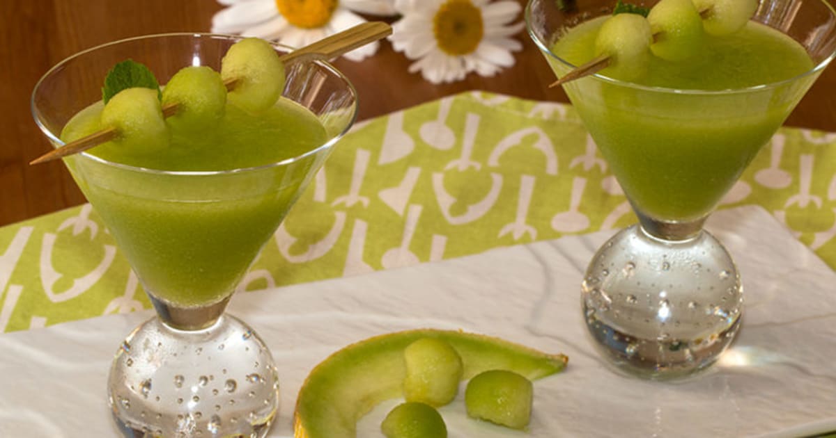 Gaspacho au melon vert et citron vert Recette par Jackie