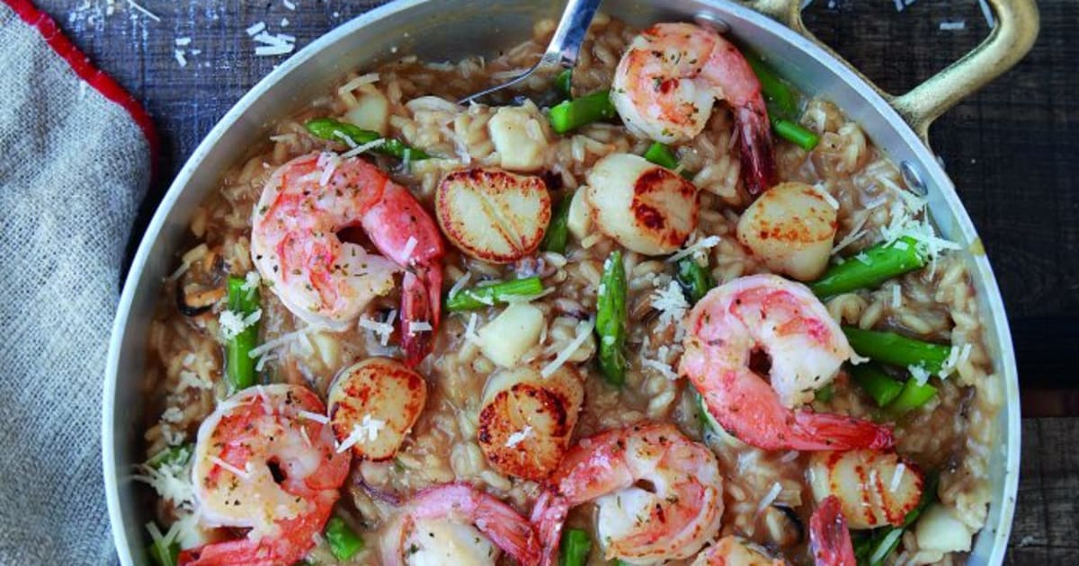 Risotto de la mer pour deux Recette par Urbaine City