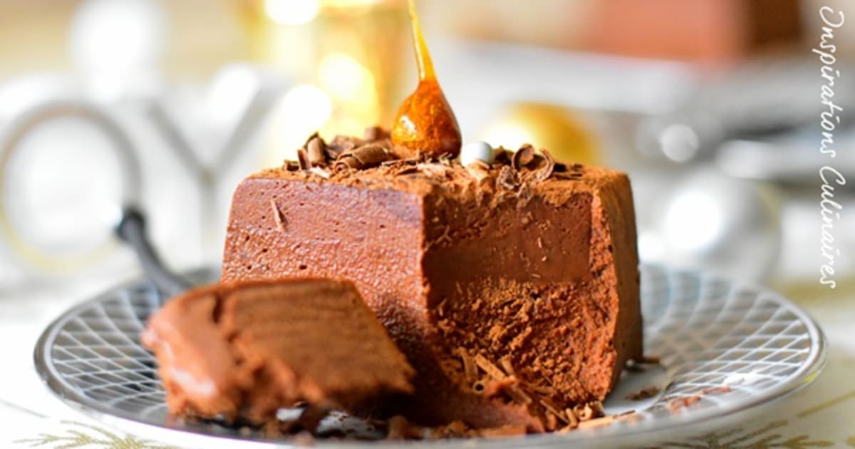 Marquise au chocolat et crème de marron Recette par Mes inspirations