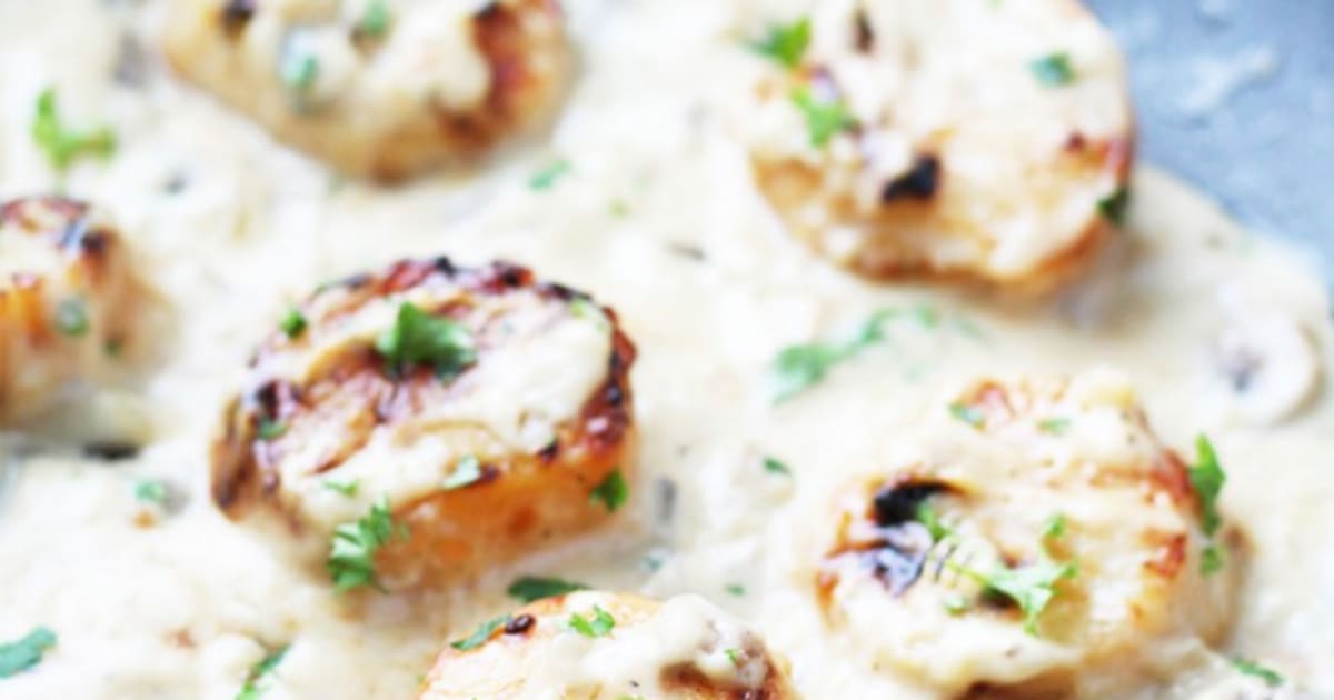 Blanquette de saint-jacques aux champignons - Recette par Plat et recette