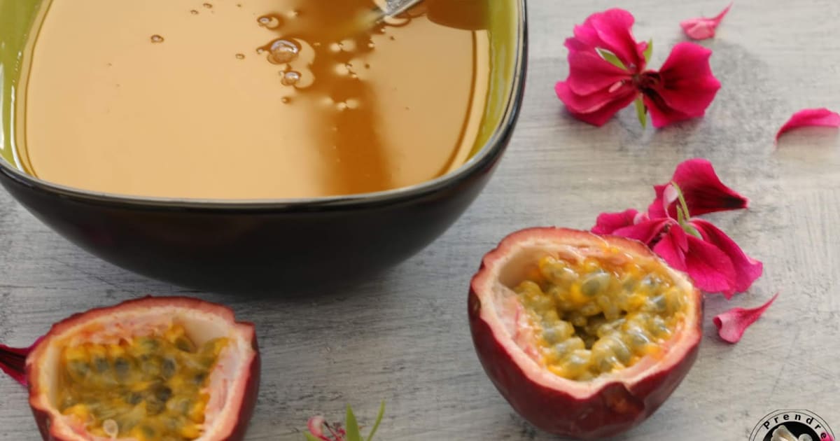 Coulis fruits de la passion express - Recette par A Prendre Sans Faim