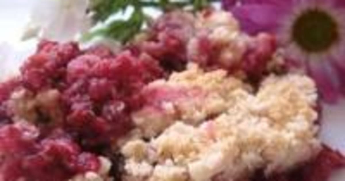 Crumble Rhubarbe Et Framboises Recette Par Certi Ferme