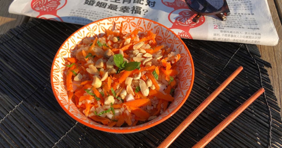 Salade de carottes à l'asiatique facile et rapide : découvrez les