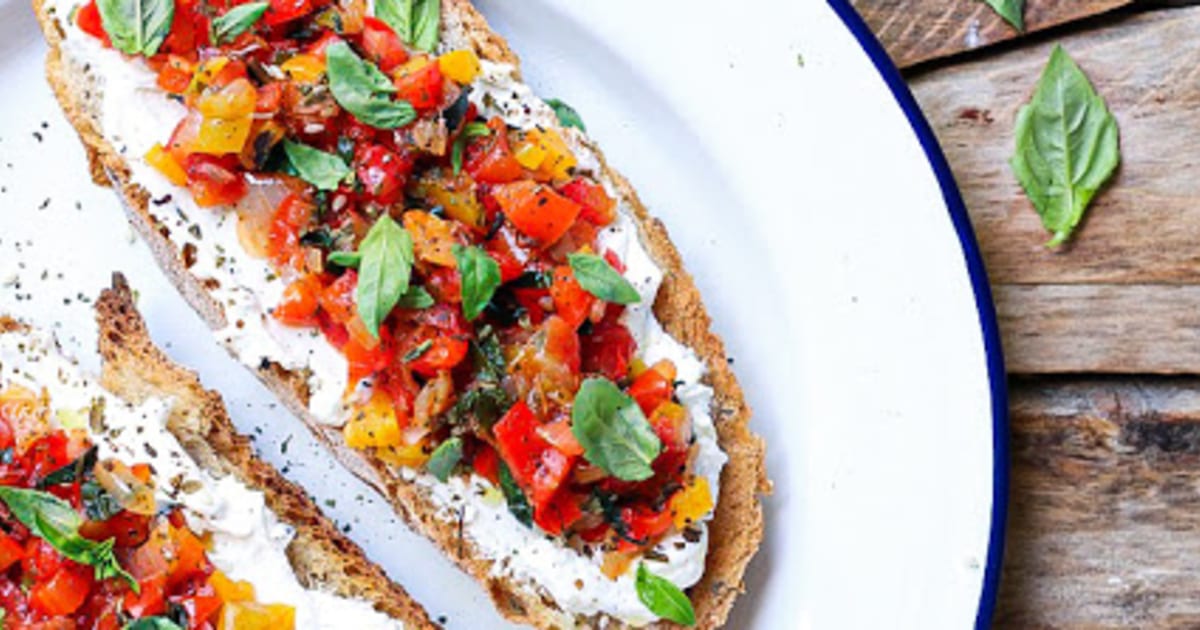Labneh toasts Recette par Nicolas le Cuisinier