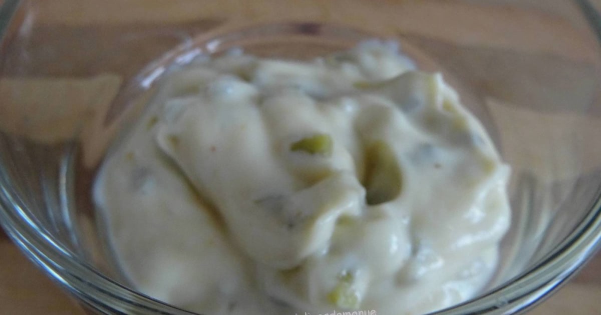 Mayonnaise épicée, aux cornichons Recette par auxdelicesdemanue