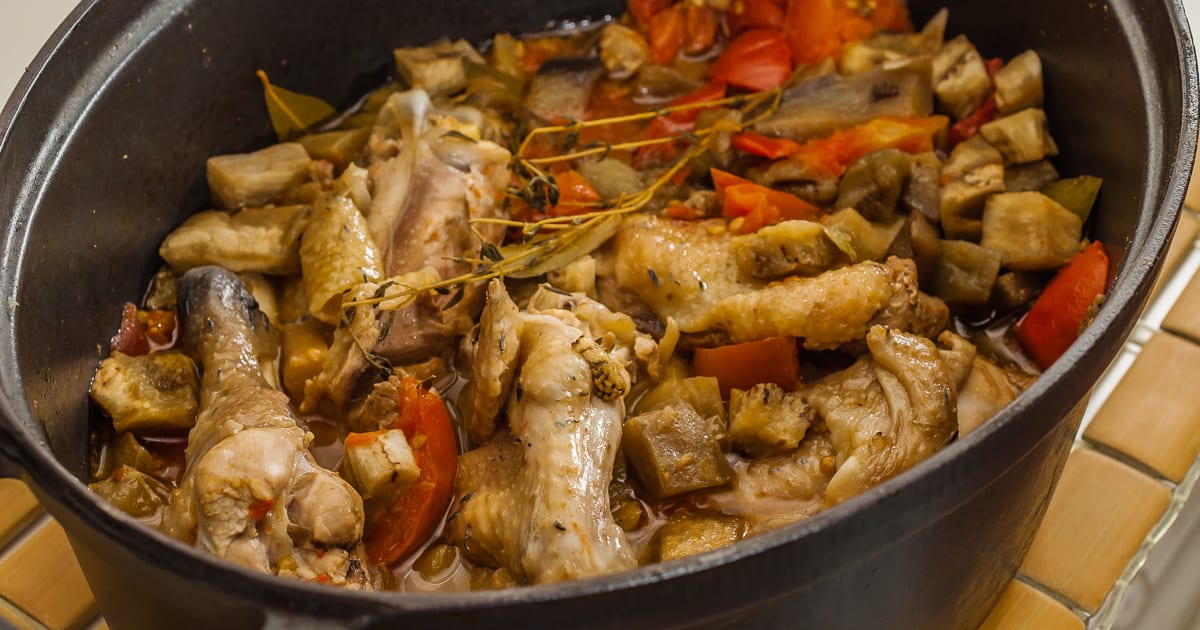 Kedjenou de poulet Recette par kilometre0