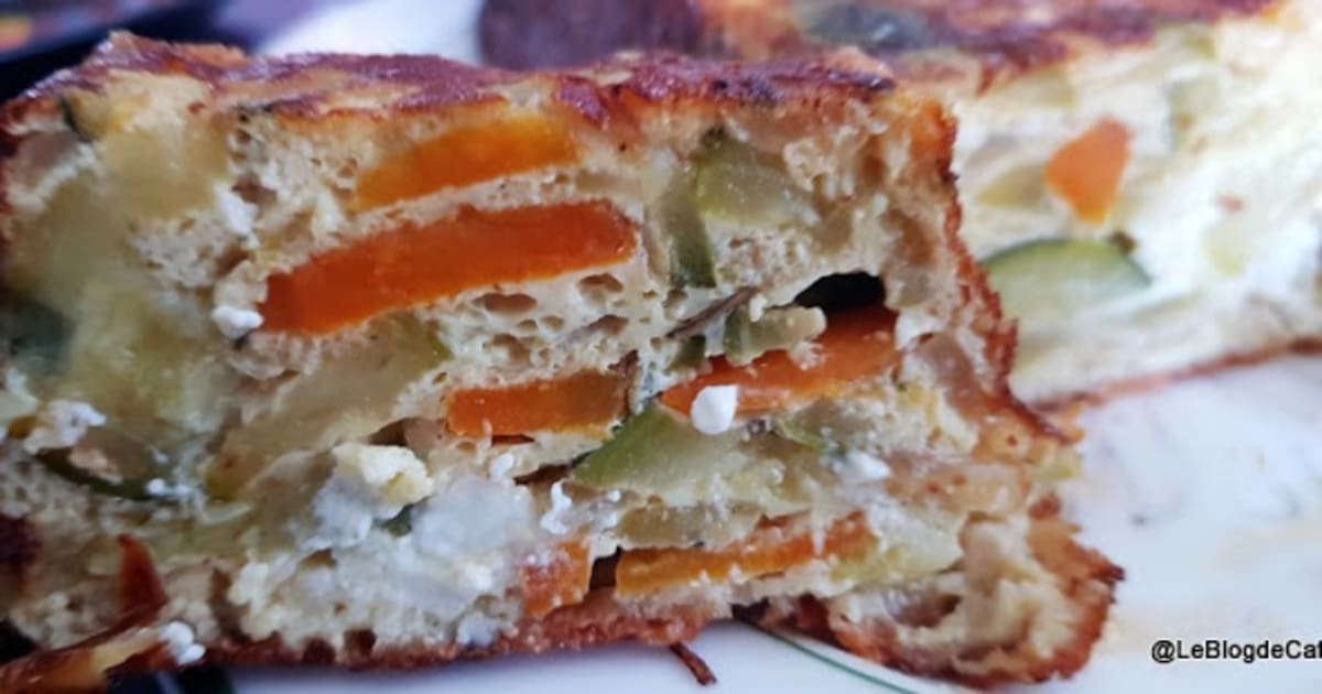 Terrine aux courgettes, carotte et feta Recette par Catalina Le
