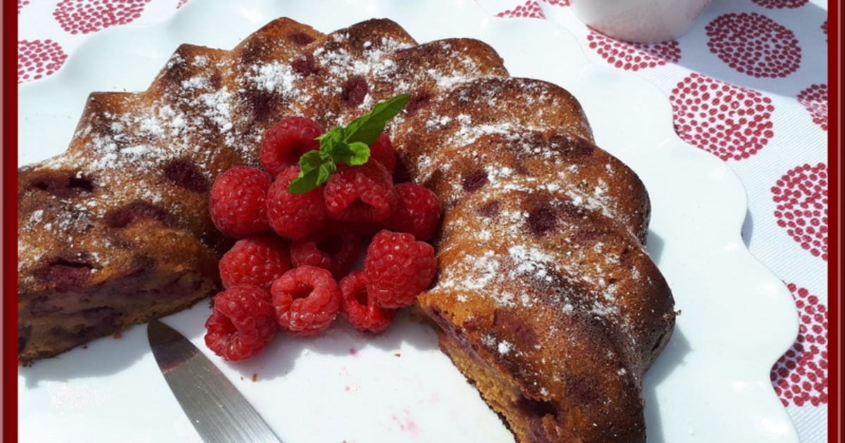 Moelleux Amande Chocolat Blanc Et Framboises Recette Par Oh La Gourmande