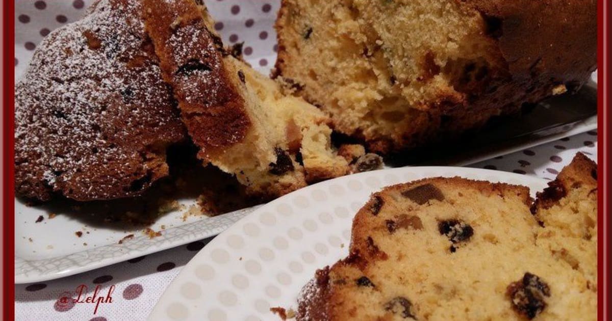 Cake anglais aux fruits confits - La p'tite cuisine de Pauline