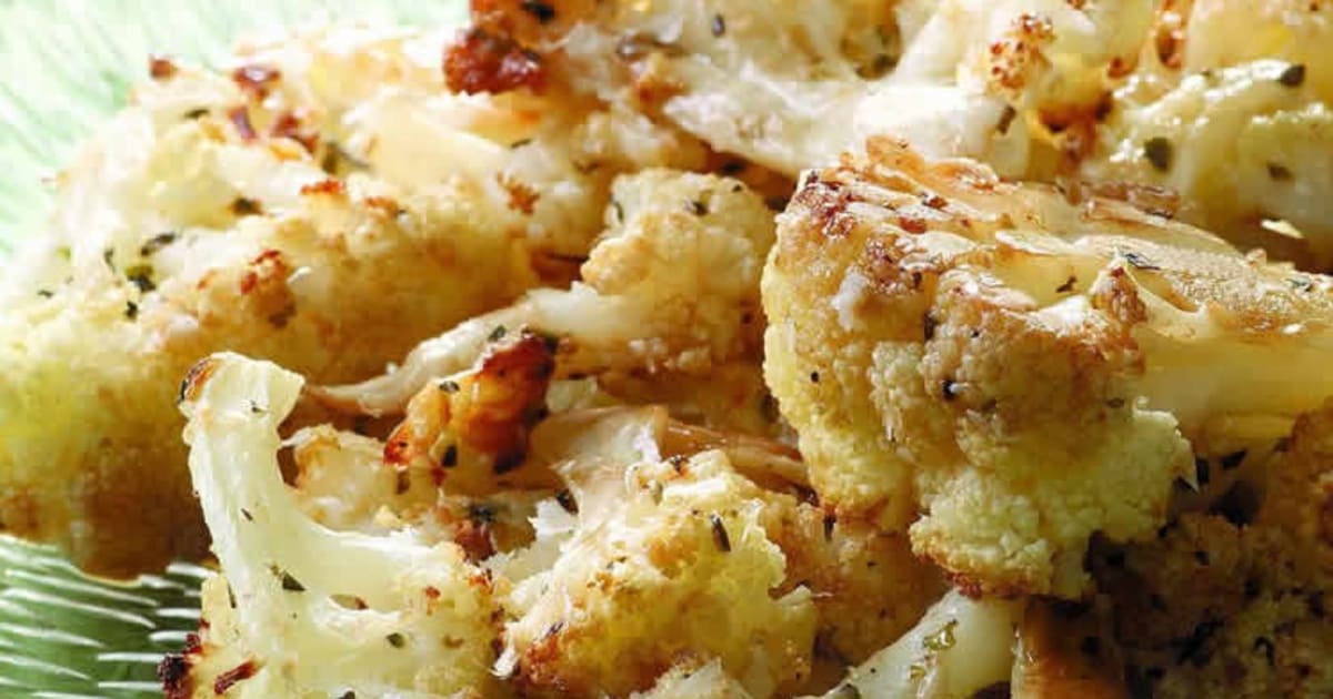 Chou-fleur au parmesan au four : recette Chou-fleur au parmesan au four