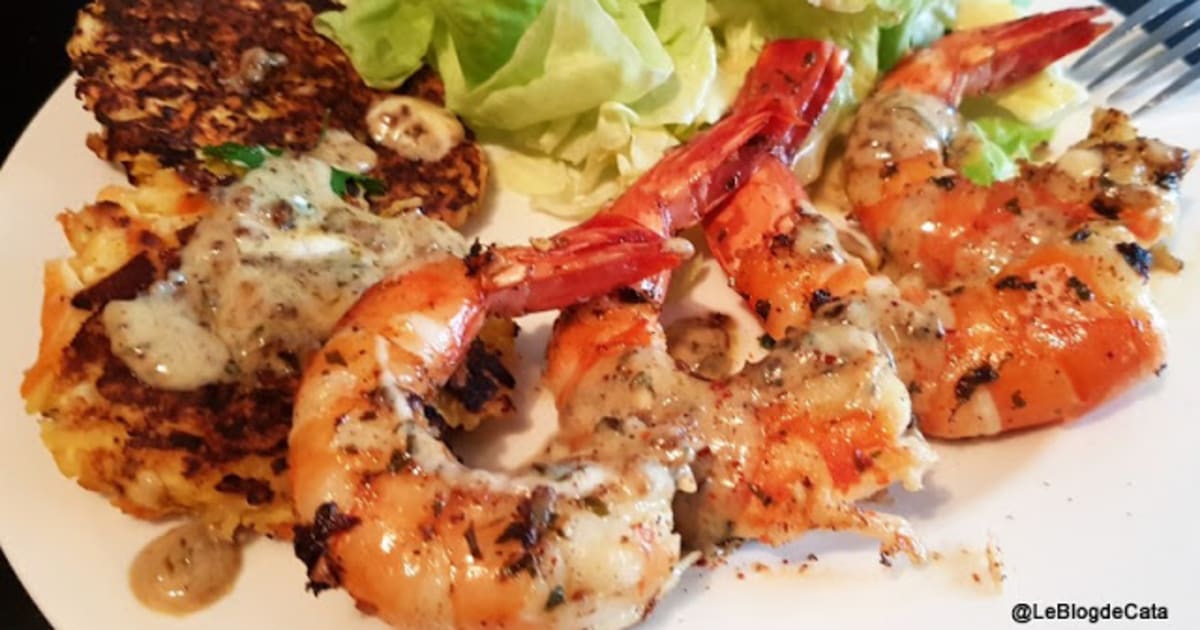 Crevettes à La Crème Ail Et Persil Grosses Crevettes Sauvages Sauce Creme Persil Et Ail Recette Par Catalina Le Blog De Cata