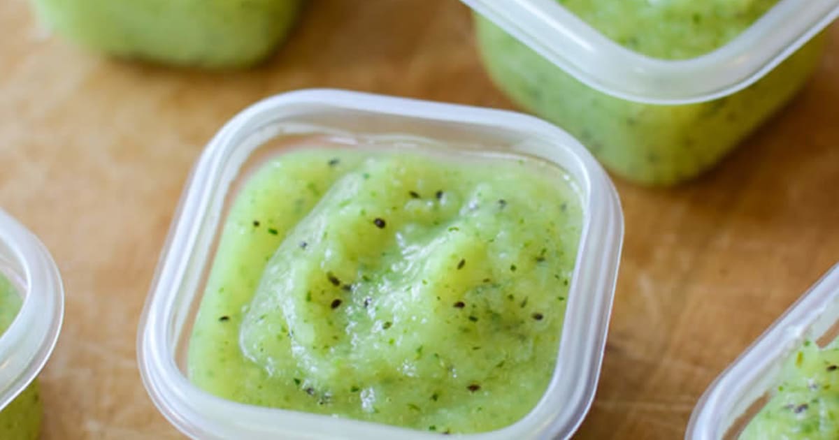 Compote pommes kiwi courgettes Recette par Recette Thermomix