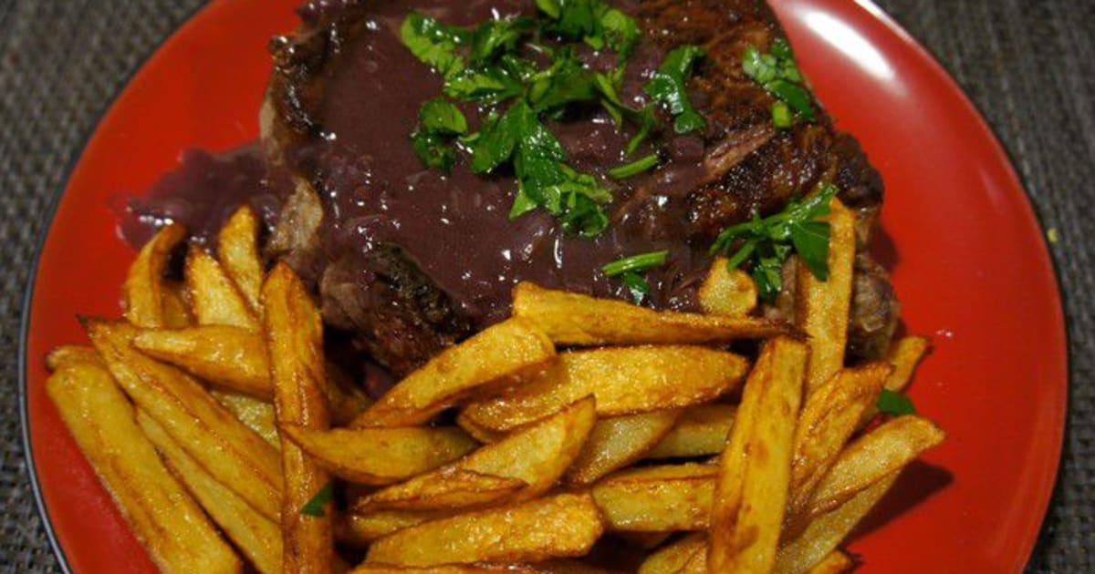Côte de boeuf sauce bordelaise marchand de vin Recette par Chef