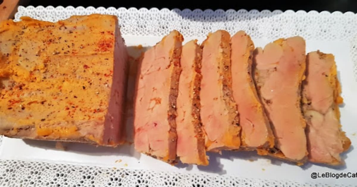Foie gras micuit en terrine (cuisson express au microonde) Recette