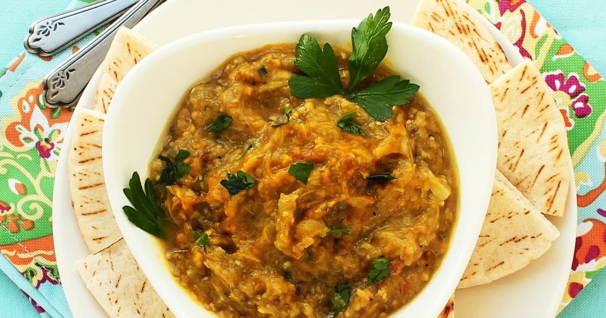 Mirza Ghasemi caviar d'aubergines à l'iranienne Recette par IranCuisine