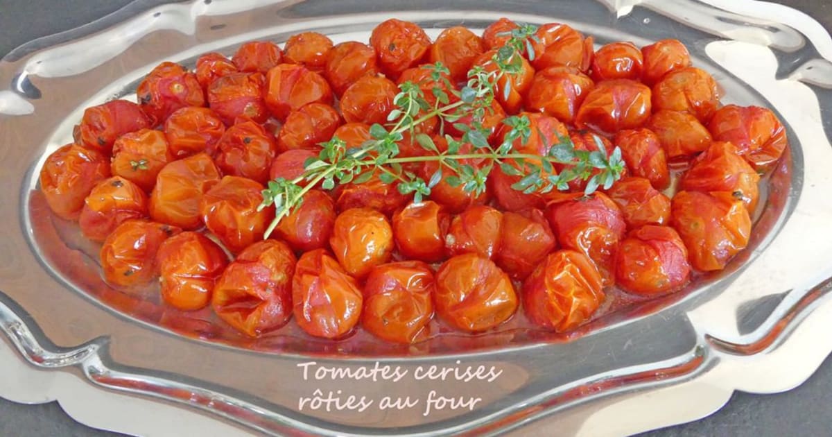 Tomates cerises rôties au four - La Cuisine d'Adeline