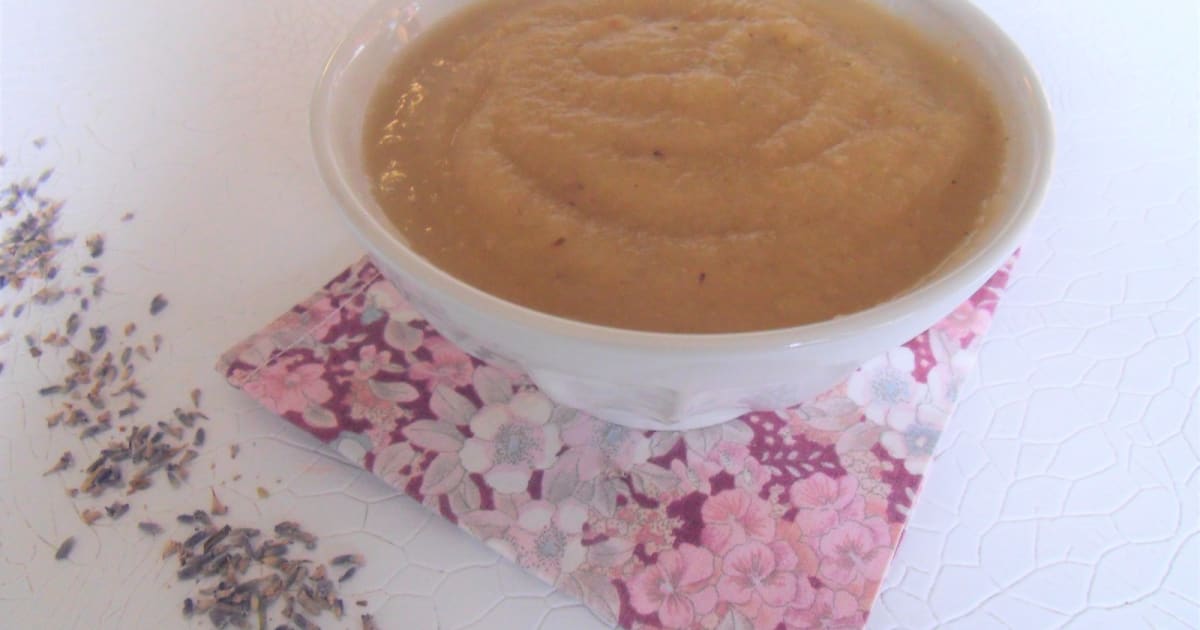 Compote de pommes à la lavande, avec ou sans Thermomix Recette par ça