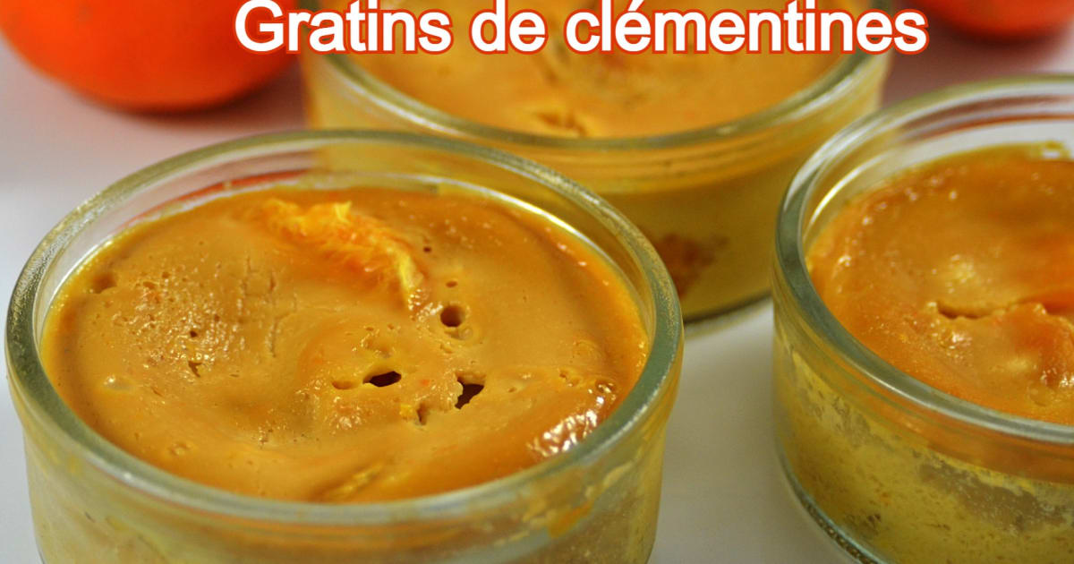 Gratins de clémentines, sans gluten ni beurre Recette par shukarcooking