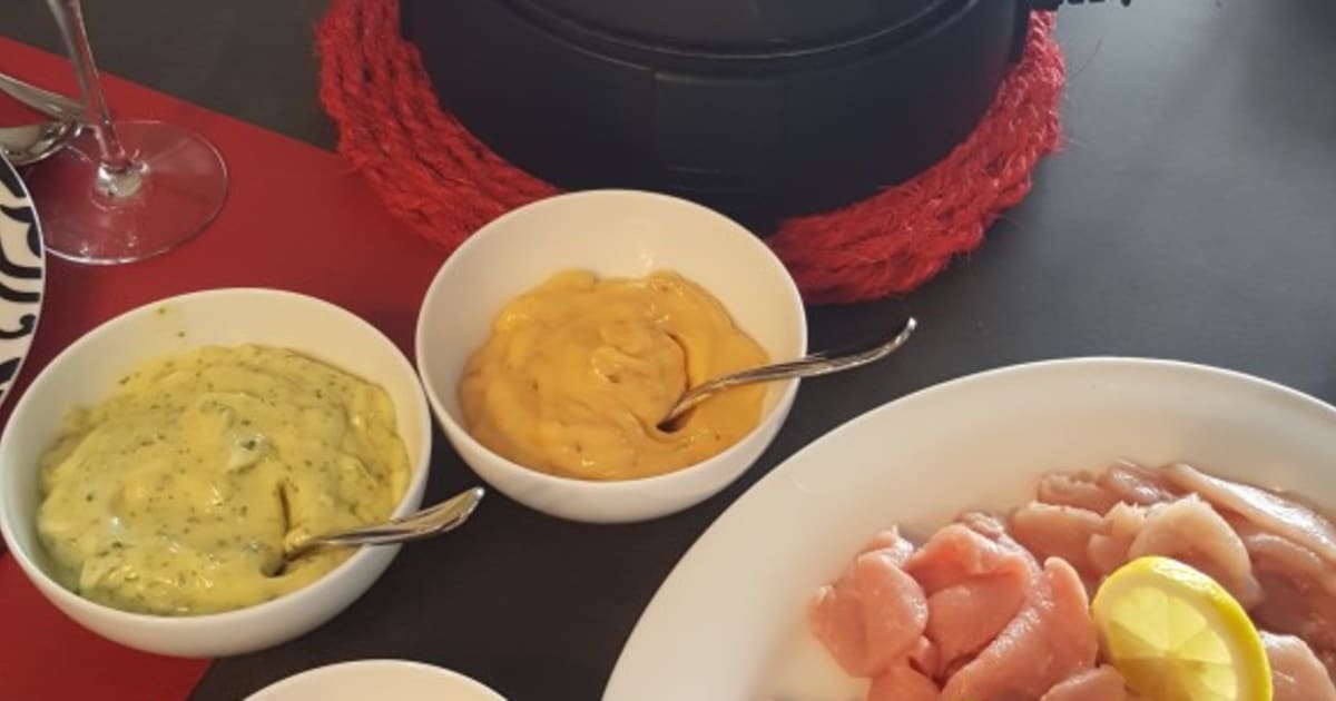 Fondue Mit Drei Saucen - Rezepte Suchen