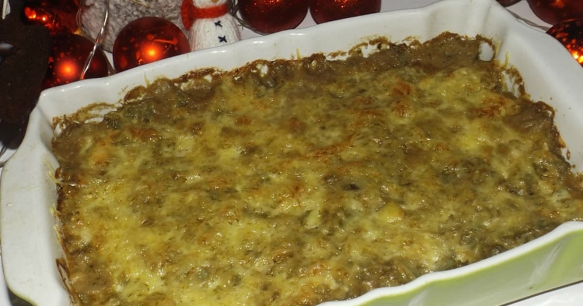 Gratin de cardons à l’anchoïade pour repas de noël provençal recette