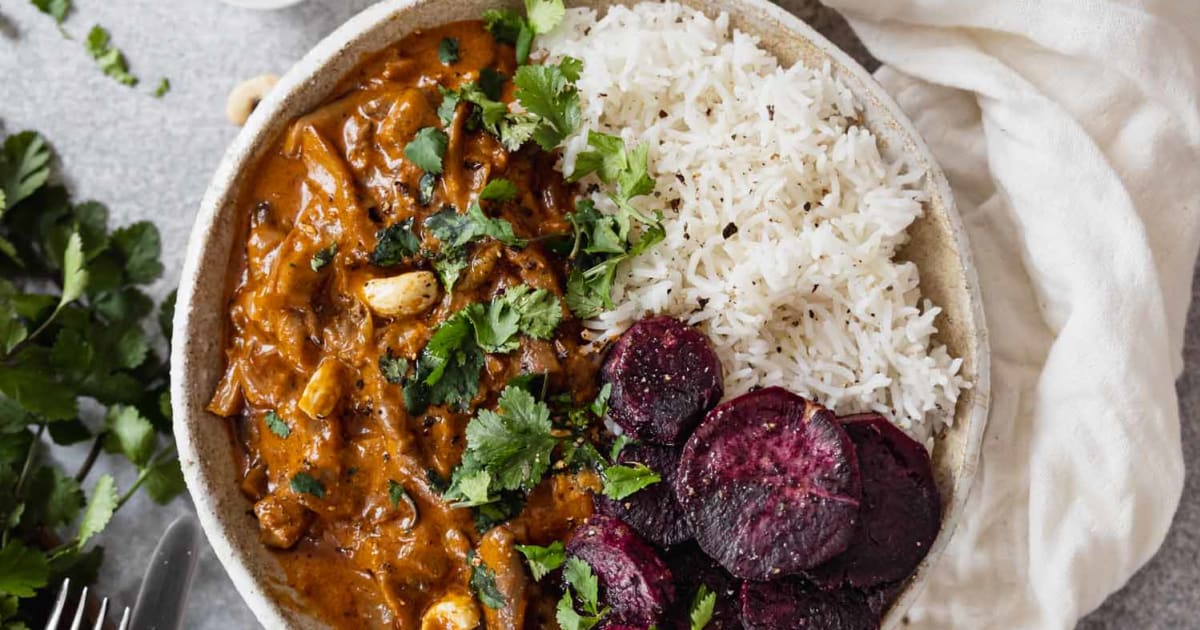 Champignons pleurotes façon "butter chicken" Recette par Immersion
