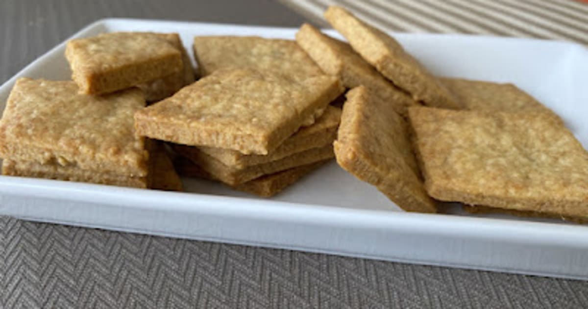 Crackers apéritif au pecorino pour un apéro qui ne manque pas de