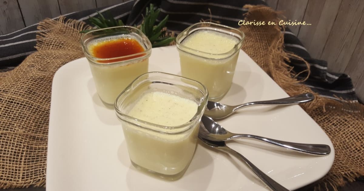 Recette Crème aux œufs à la yaourtière Multi Délices