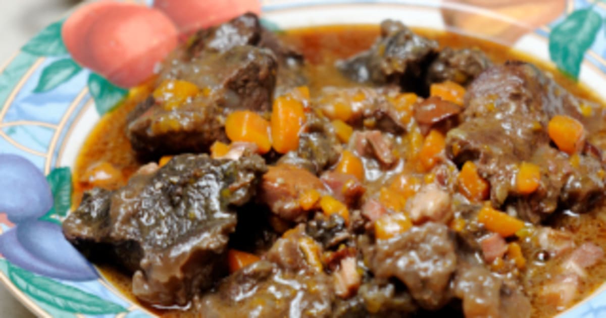 Bourguignon de joue de boeuf Recette par Ma Cuisine et Vous
