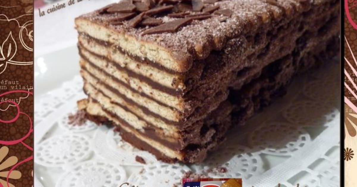 Gateau Aux Petit Brun Et Au Chocolat Recette Par La Cuisine De Lilly