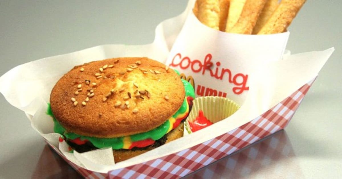 Faux Mac Do Ou Le Hamburger Frites Sucre Recette Par Cooking Mumu