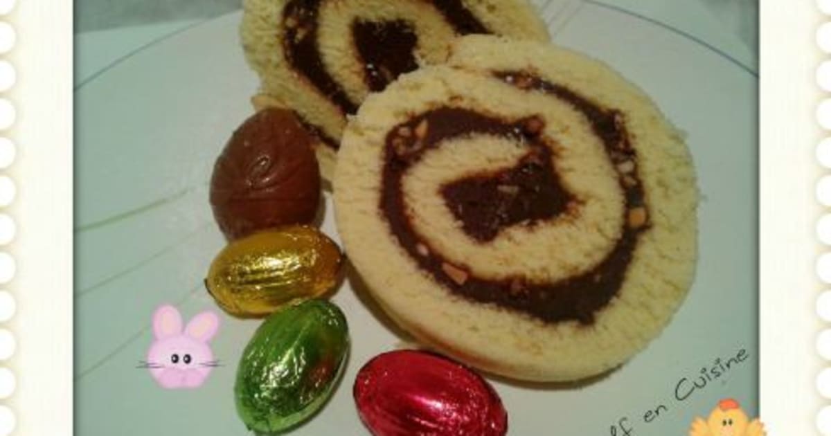 Biscuit Roule Au 2 Chocolats Recette Par Delf En Cuisine Alias Cooking Delf