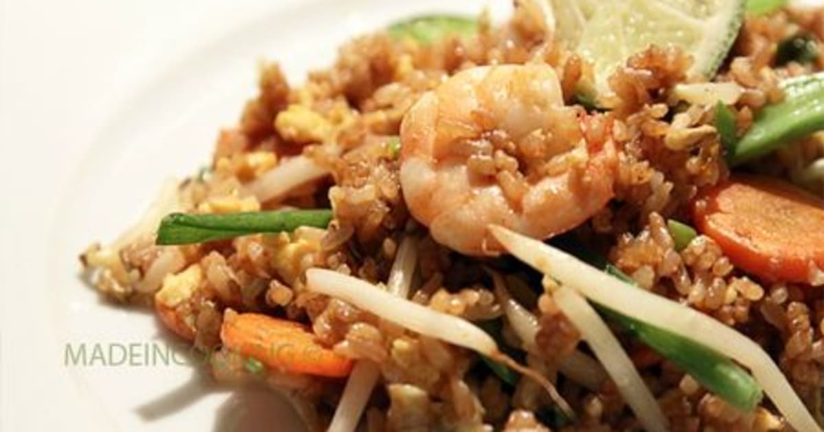 Riz frit aux crevettes façon thaï 