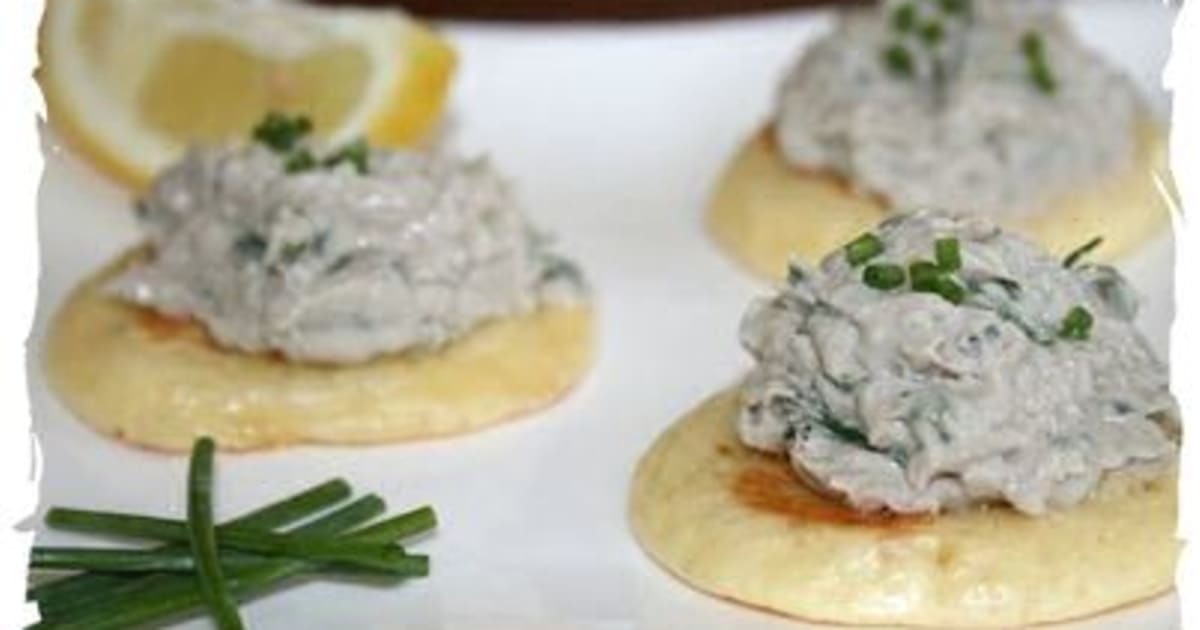 Recette Rillettes de sardines fraîches à la ciboulette