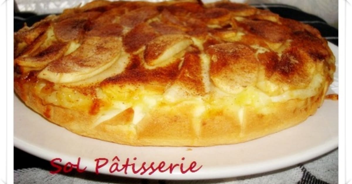 Gateau Cremeux Aux Pommes Recette Par Sol Patisserie