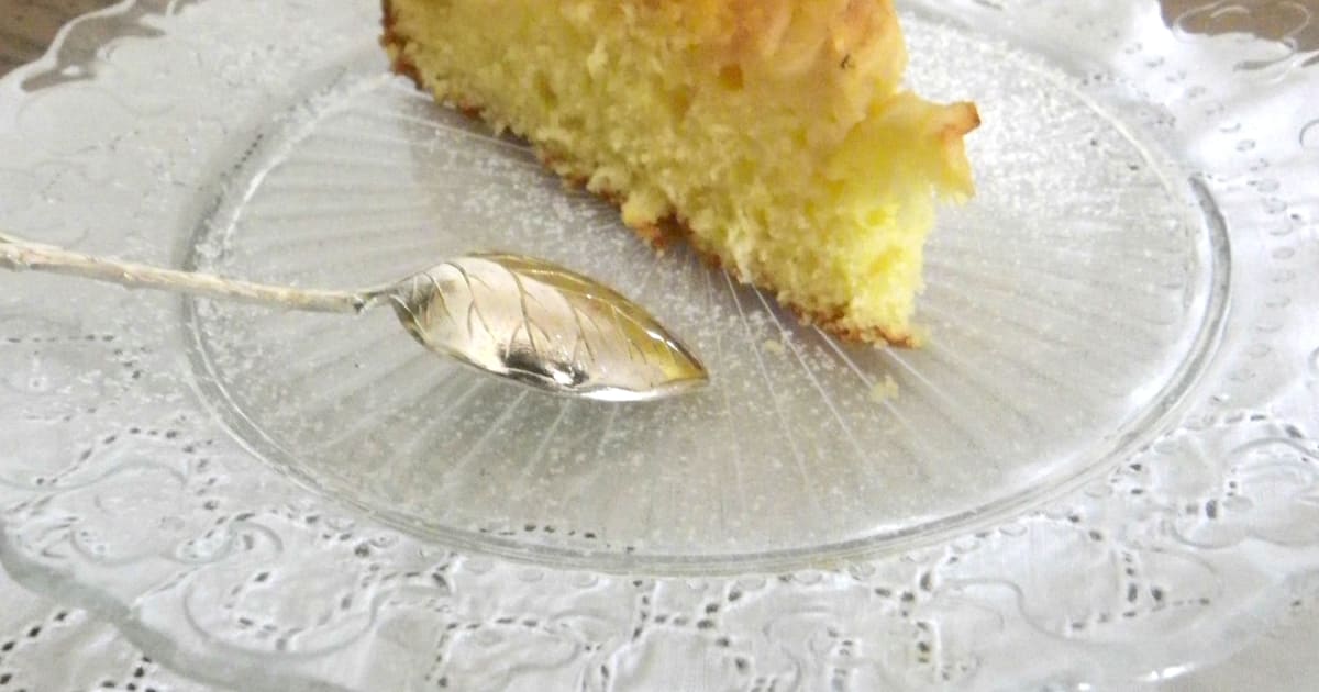 Gateau Moelleux Au Citron Et A La Pomme Recette Par Rosenoisettes