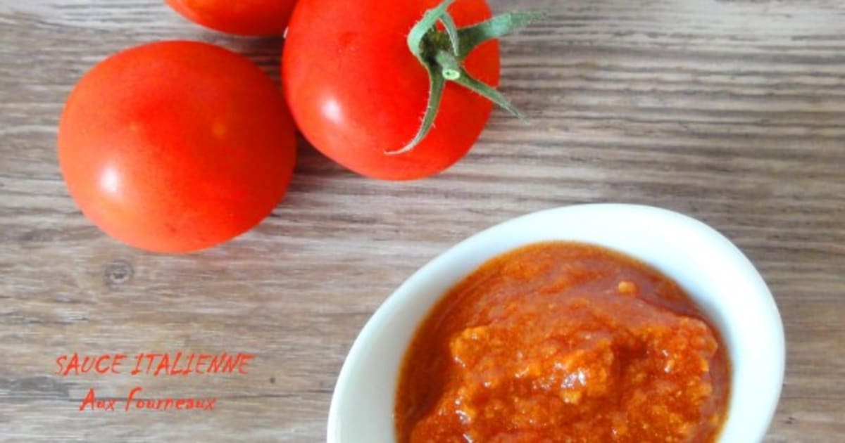 Recettes de sauce tomate par Aux Fourneaux Sauce italienne...