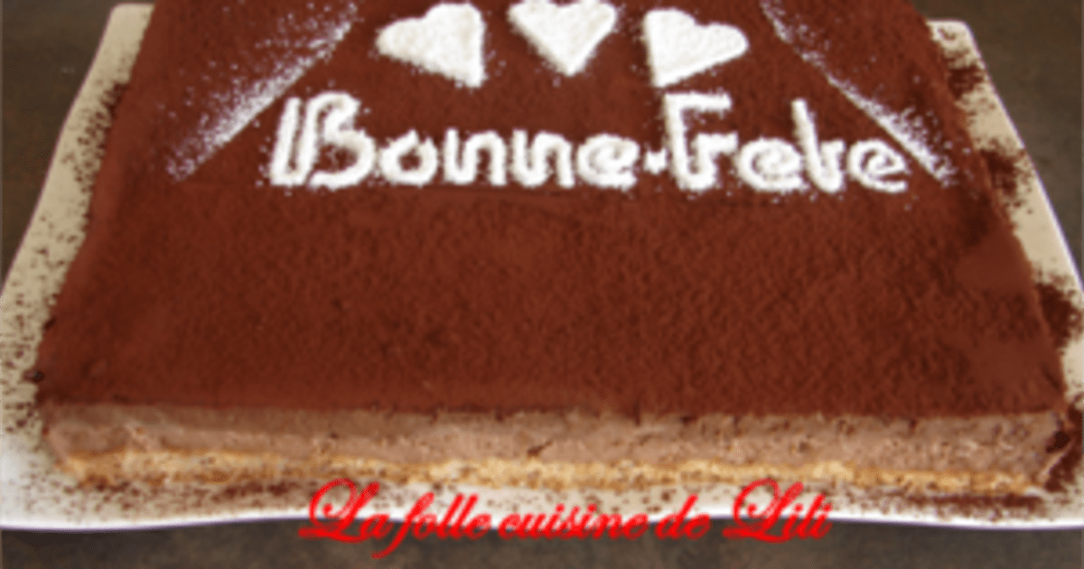Un Trianon Comme Gateau De La Fete Des Peres Recette Par Celine