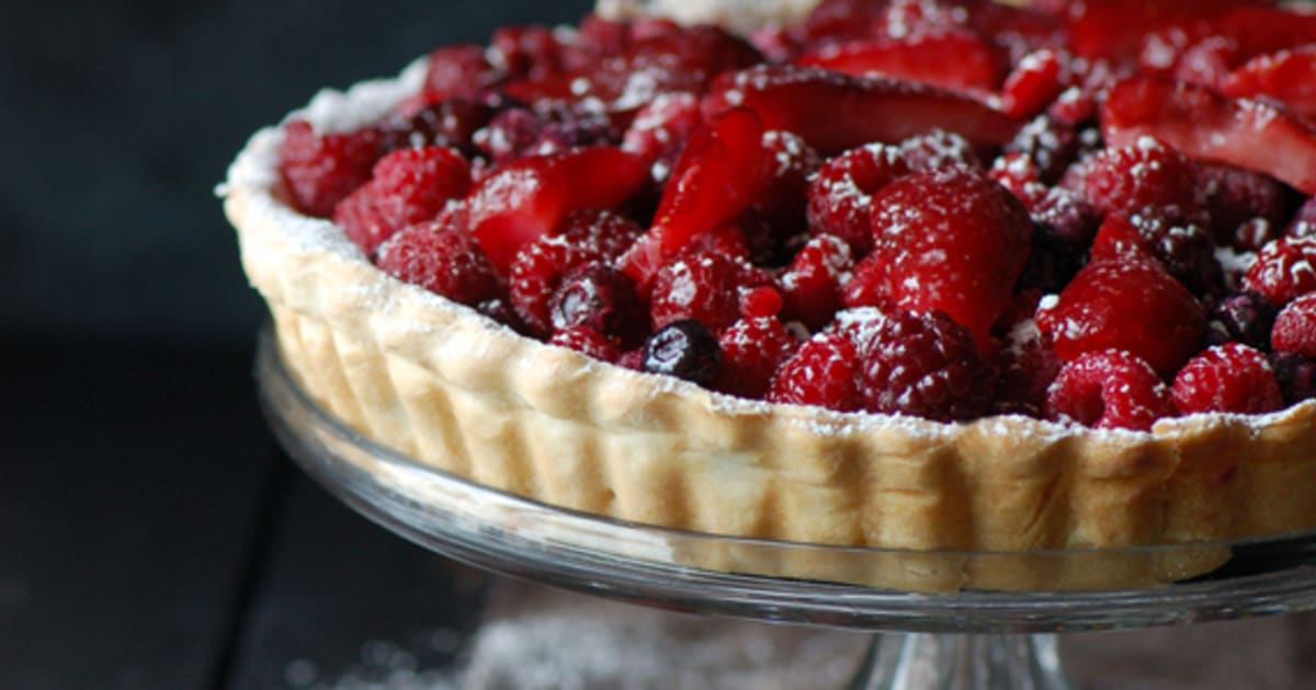 Tarte Aux Fruits Rouges Et Creme Patissiere Recette Par Madame Gateau