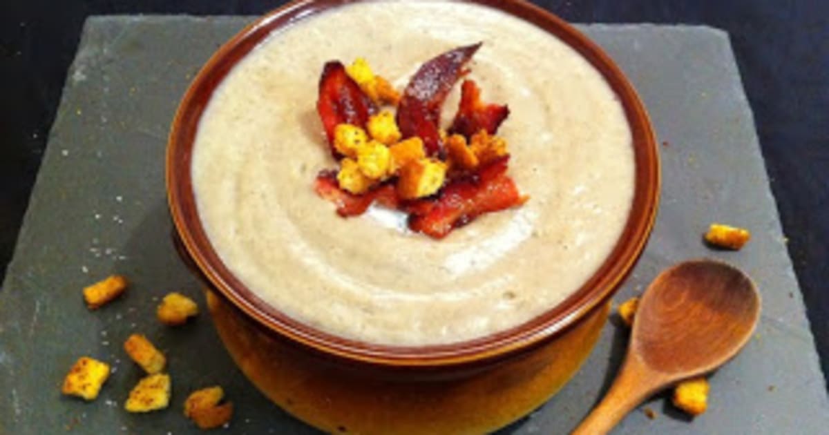 Soupe chou fleur champignon store
