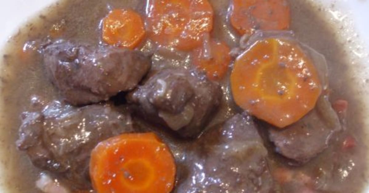 Civet de sanglier en marinade de vin rouge Recette par delice en cuisine