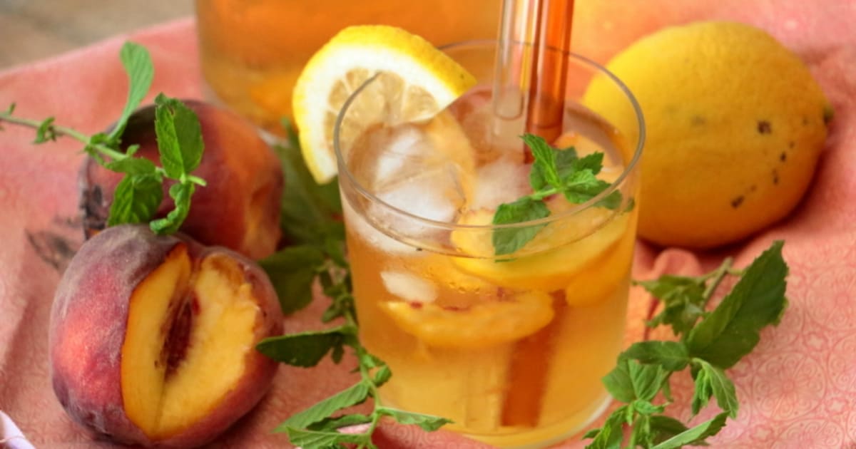 Recette Ice Tea Sirop Peche Maison | Ventana Blog