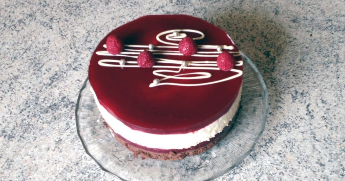 Gâteau framboises et 2 chocolats - Recette par Cuisine-Blog