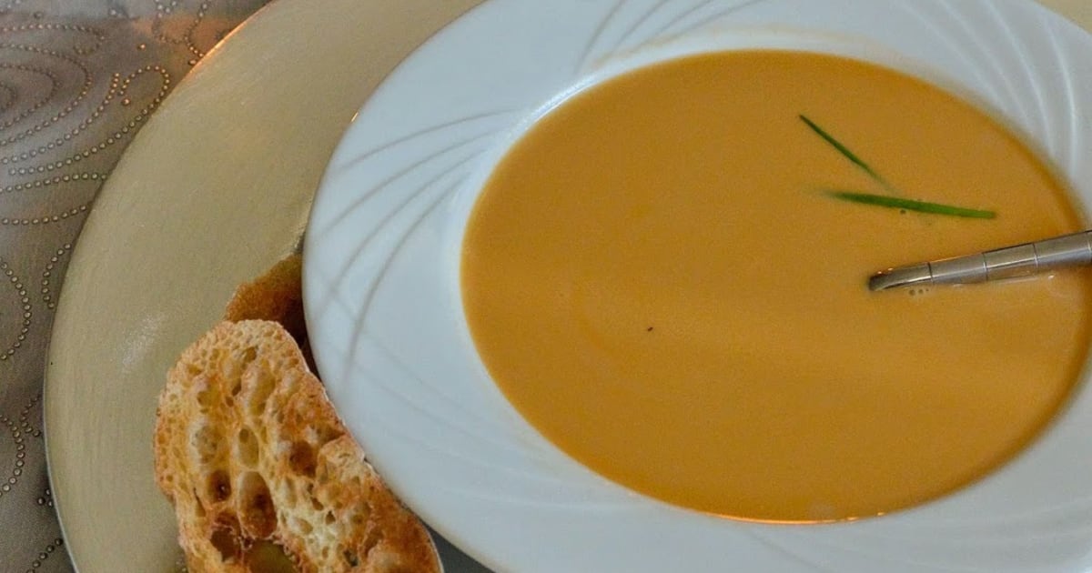 Bisque de têtes de langoustines Recette par Une aiguille dans l potage