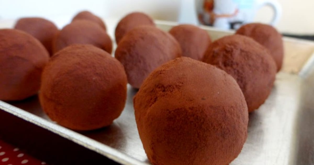 Truffes au chocolat (2 ingrédients) - L'Herboriste, cuisine végétale