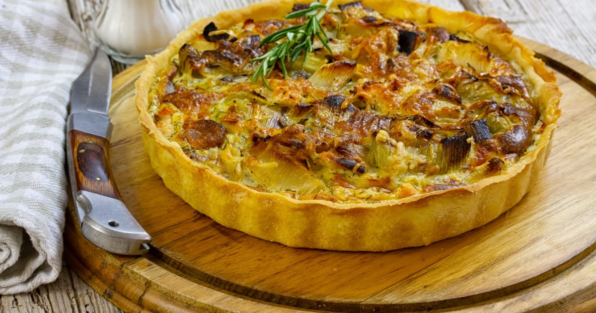 Recette Tarte aux poireaux de ma grand-mère