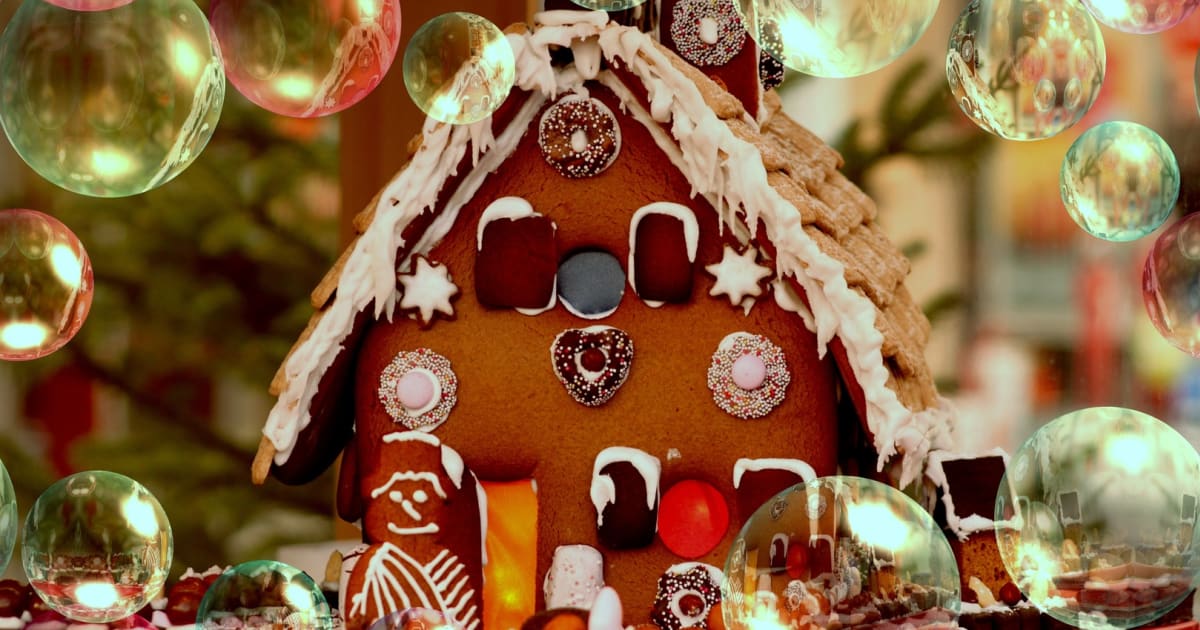 Maison de Noël en pain d'épices : découvrez les recettes de