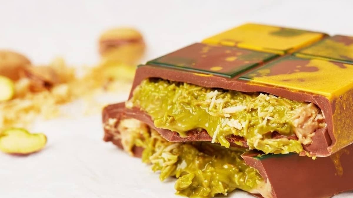 Tablette "Can't Get Knafeh of It" par Fix Dessert Chocolatier