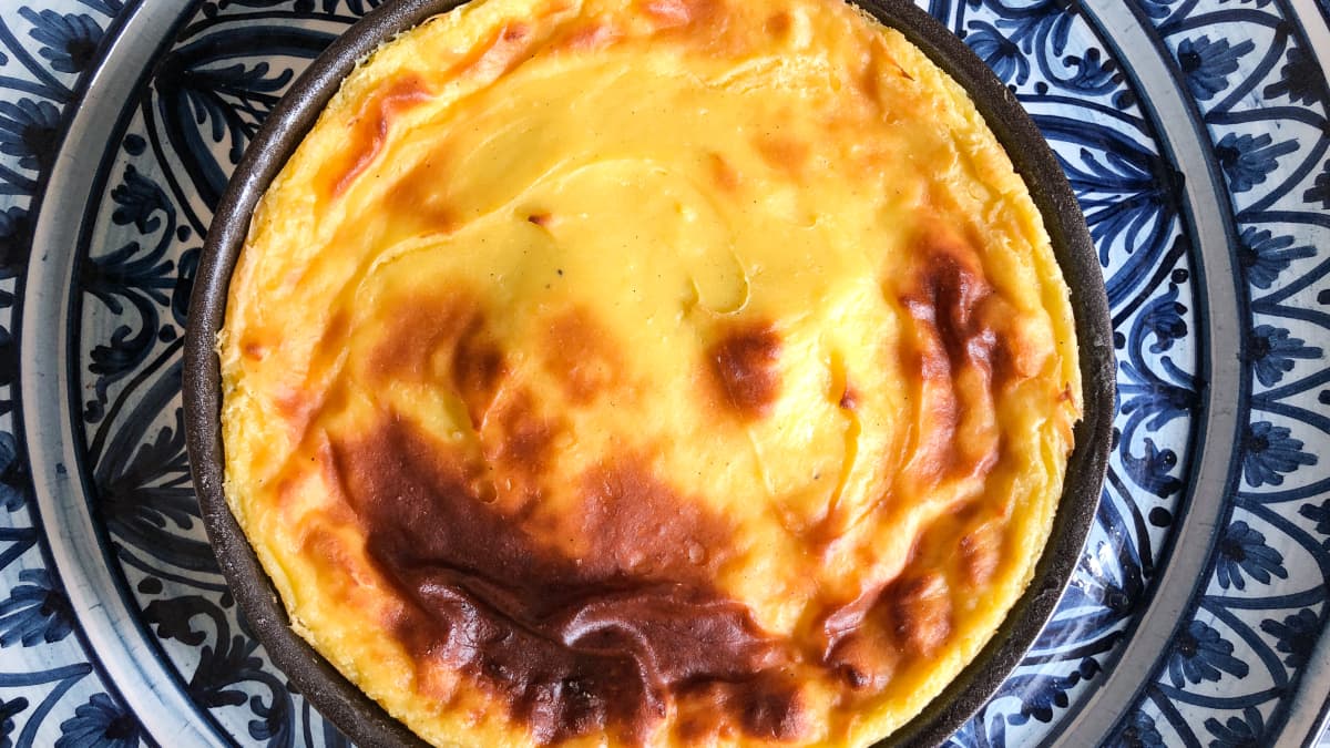 Flan pâtissier sans pâte